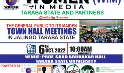 WOMEN IN MEDIA (WIM) HOLDS MAIDEN TOWN HALL MEETING, CALL FOR INCREASE WOMEN PARTICIPATION IN GOVERNANCE AND ELECTORAL PROCESS 