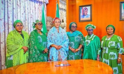 NCWS Executives Visits First Lady, Senator Oluremi Tinubu, to Advance Women’s Development in Nigeria