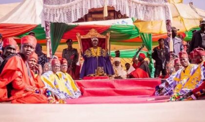 Historic Coronation: Fintiri Crowns Gadiga as Mbege Ka Michika