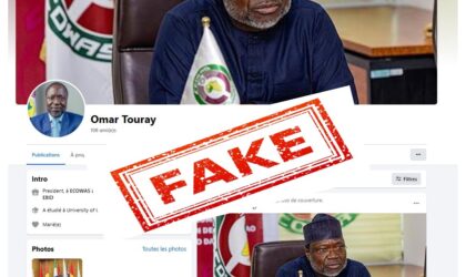 Exclusive: Fraudsters Operating Fake Facebook Account Posing as ECOWAS President