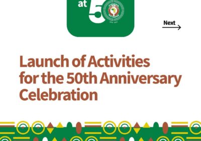 ECOWAS at 50: Powering Achievement of Cooperation, Peace, Trade, and Unity in West Africa.  By Raymond Enoch