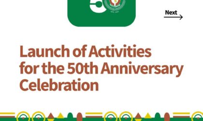 ECOWAS at 50: Powering Achievement of Cooperation, Peace, Trade, and Unity in West Africa.  By Raymond Enoch