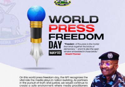 World Press Freedom Day 2025: Nigeria Police Commends Journalists, Pledge Stronger Media Partnership  By Raymond Enoch