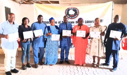 ACOE Elect Leaders, Promises Higher Media and Standard.