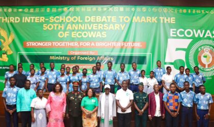 Ghana Hosts ECOWAS 50th Anniversary Inter Schools Debate, Rechoes Founding Vision.