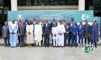 ECOWAS President Dr. Omar Alieu Touray Warns of Terror Surge as 54th MSC Council Session Reviews 50 Years of Progress in Abuja, Nigeria.