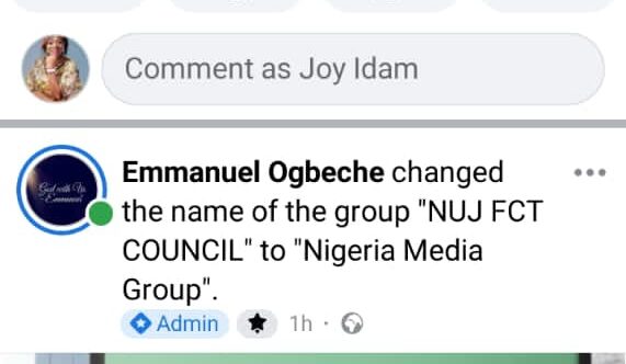 NUJ FCT Congress Passes Vote of Confidence on Grace Ike, Slams Ogbeche over Cyberattack, Impersonation.