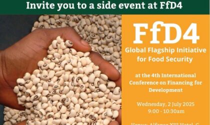 Crop Trust Global Flagship Initiative on Food Security Takes Center Stage as World Leaders Gather in Spain to Tackle Hunger Crisis at FfD4 Conference.
