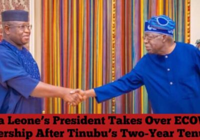 TINUBU BOWS OUT AS ECOWAS CHAIRMAN, MAADA BIO TAKES OVER WITH RENEWED REGIONAL AGENDA.
