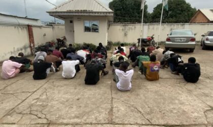 EFCC Storms Wukari, Arrests 37 in Major Cybercrime Crackdown.