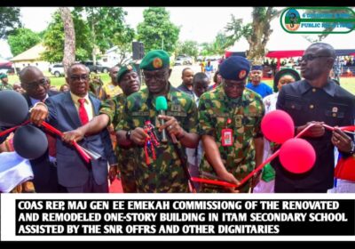 Army Chief Commissions Projects in Akwa Ibom, Deepens Civil-Military Relations.