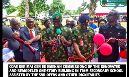 Army Chief Commissions Projects in Akwa Ibom, Deepens Civil-Military Relations.