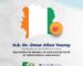 ECOWAS President Dr. Omar Alieu Touray Extends Warm Felicitations to Cote D’Ivoire on Independence Anniversary.