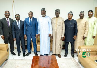 IMF West Africa Chief Pays Courtesy Visit to ECOWAS President Touray Amid Strengthening Regional Ties.
