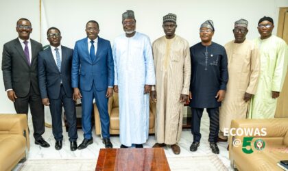 IMF West Africa Chief Pays Courtesy Visit to ECOWAS President Touray Amid Strengthening Regional Ties.