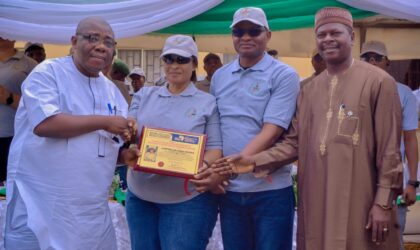 Lagos Area Command Customs Chief Sarah Wadinda Bags Civil Society Honour as Lagos Unveils Key Community Projects.