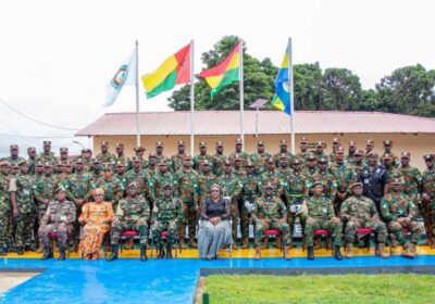 ECOWAS Resident Representative Makes First Official Visit to GHANCOY 4 and NIGCOY 4 Contingents in Guinea-Bissau.