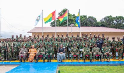 ECOWAS Resident Representative Makes First Official Visit to GHANCOY 4 and NIGCOY 4 Contingents in Guinea-Bissau.
