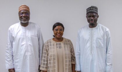 Ambassador Yekpe Honoured for Service and Diplomacy as She Bids Farewell to ECOWAS President Dr Omar Alieu Touray.