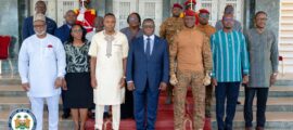 Chairman of ECOWAS Authority President Julius Maada Bio Meets B/Faso’s Capt Ibrahim Traoré, Pledges to Promote Peace, Unity and Stability in the W/Africa Region