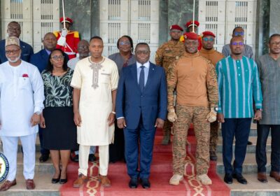 Chairman of ECOWAS Authority President Julius Maada Bio Meets B/Faso’s Capt Ibrahim Traoré, Pledges to Promote Peace, Unity and Stability in the W/Africa Region