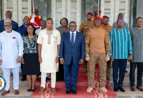 Chairman of ECOWAS Authority President Julius Maada Bio Meets B/Faso’s Capt Ibrahim Traoré, Pledges to Promote Peace, Unity and Stability in the W/Africa Region
