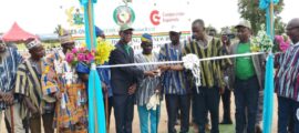 ECOWAS and MCSG Commission Life-Changing Water Borehole at Dakuma/Hiel Basic School.