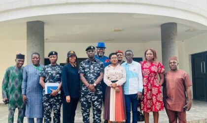 Force PRO Benjamin Hundeyin visits NUJ FCT, Calls for Firm Media collaboration
