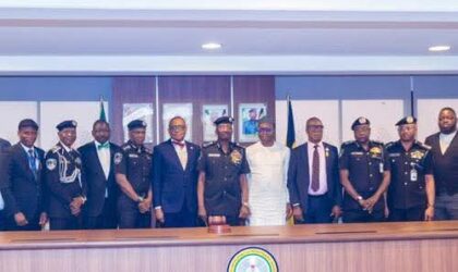 NIGERIA POLICE. TEMPORARILY SUSPEND TINTED GLASS ENFORCEMENT, MEETS WITH NBA.