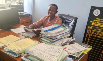 Benue State Public Procurement Commission (BSPPC) Gets a New Director-General Engr. Dr. Aper Zava.