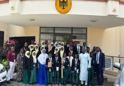 Himma International College Students Explore German Culture During Educational Visit to Embassy in Abuja.