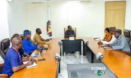 ECOWAS President Dr. Touray Receives Gambian Ministry of Justice on Transitional Justice Implementation, Reaffirms Commission’s Support.