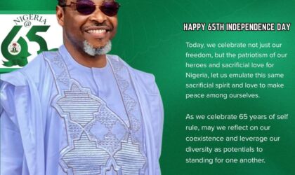 Nigeria@65: NCDC Chairman Restates Resolve To Engineer Development In North Central.