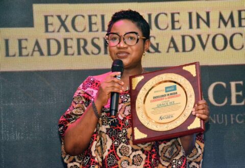 NUJ FCT Councul Chair, Grace Ike Honoured with Excellence in Media Leadership & Advocacy Award.