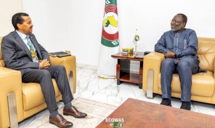 ECOWAS, Ethiopia Strengthen Ties to Advance Peace and Stability in the Horn of Africa.