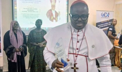 Bishop Evans Onyemara Bags 2025 Voice of Change Award, Celebrated for Bold Stand Against SGBV.