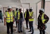 ECOWAS New Headquarters 85% Ready,Vice President Tchintchibidja urges contractor to fast-track remaining work.