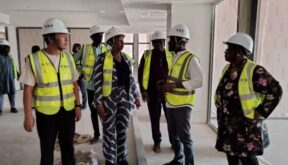 ECOWAS New Headquarters 85% Ready,Vice President Tchintchibidja urges contractor to fast-track remaining work.