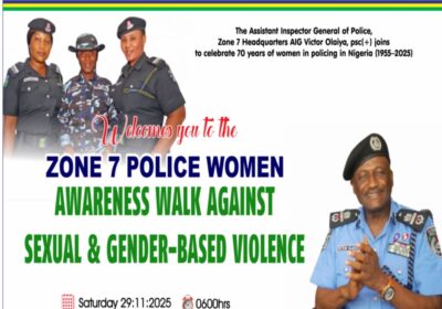 70 Years of Women in Policing: NPF Zone 7 Launches GBV Awareness Walk to Mark Milestone.