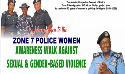 70 Years of Women in Policing: NPF Zone 7 Launches GBV Awareness Walk to Mark Milestone.