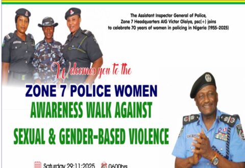70 Years of Women in Policing: NPF Zone 7 Launches GBV Awareness Walk to Mark Milestone.