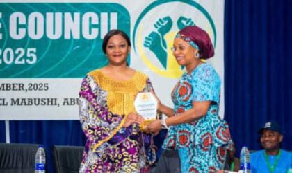 NIMC DG Coker-Odusote Bags Excellence Leadership Award for Capacity Building, Staff Welfare Reforms.