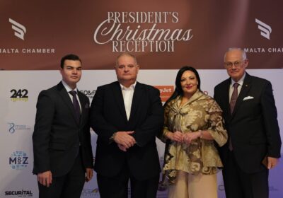 The Republic of Côte d’Ivoire Consulate – MALTA Facilitates Private-Sector Collaboration, Promotes Economic Partnershipsl at President’s Christmas Reception 2025.