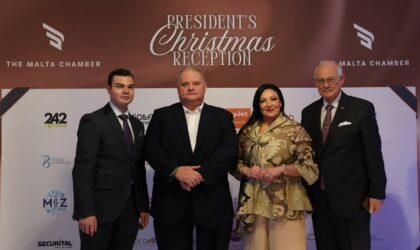 The Republic of Côte d’Ivoire Consulate – MALTA Facilitates Private-Sector Collaboration, Promotes Economic Partnershipsl at President’s Christmas Reception 2025.