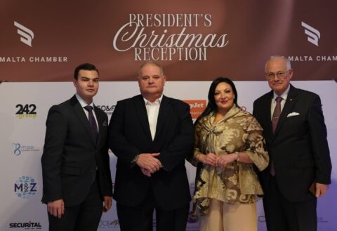 The Republic of Côte d’Ivoire Consulate – MALTA Facilitates Private-Sector Collaboration, Promotes Economic Partnershipsl at President’s Christmas Reception 2025.