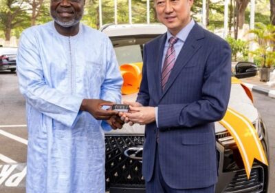 China Donate Brand New Car to ECOWAS, Deepens Regional Development Cooperation.   By Raymond Enoch