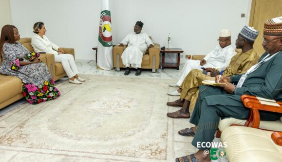 ICRC Strengthens Humanitarian Relations As  Head of Delegation Visits ECOWAS President in Abuja Nigeria.  By Raymond Enoch