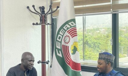 Paradigm News CEO Pays Courtesy Visit to ECOWAS Commissioner, Reaffirms Commitment to Responsible Media Engagement.  Liberty Andrew.