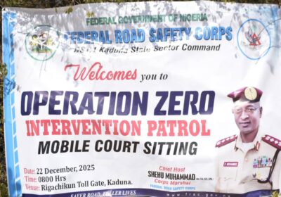 2025 Operation Zero Exercise: FRSC Corps Marshal Takes Zero-Tolerance War Against Road Carnage Nationwide, Leads On-the-Spot Monitoring in Kaduna  By Raymond Enoch