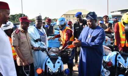 SGF Unveils Electric Motorbikes for FRSC, Boosting Traffic Control and National Security By Raymond Enoch SGF Unveils Electric Motorbikes for FRSC, Boosting Traffic Control and National Security By Raymond Enoch